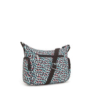 Kipling Medium Crossbody Bag With Adjustable Straps Female Abstract Print Gabb S  -  I6607-GN6