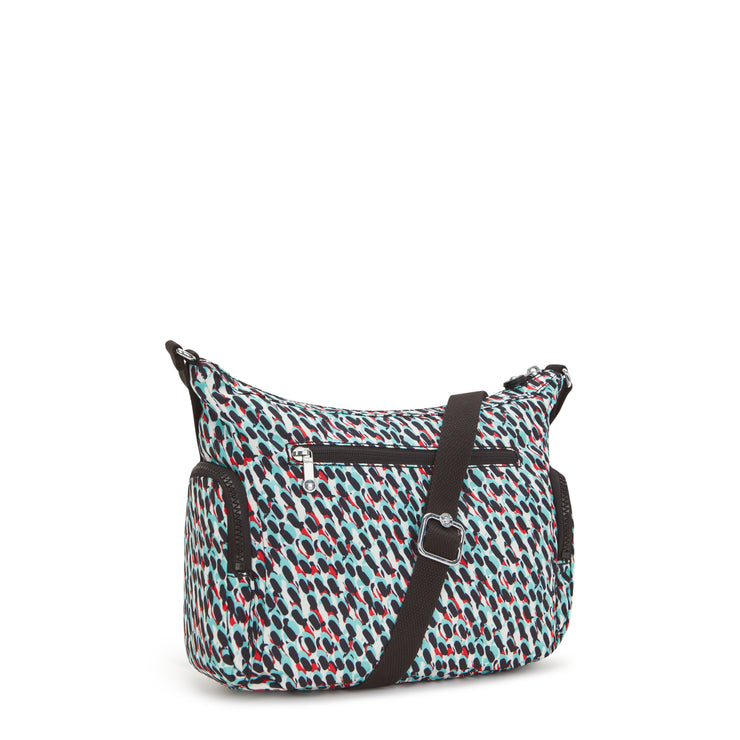 Kipling Medium Crossbody Bag With Adjustable Straps Female Abstract Print Gabb S  -  I6607-GN6