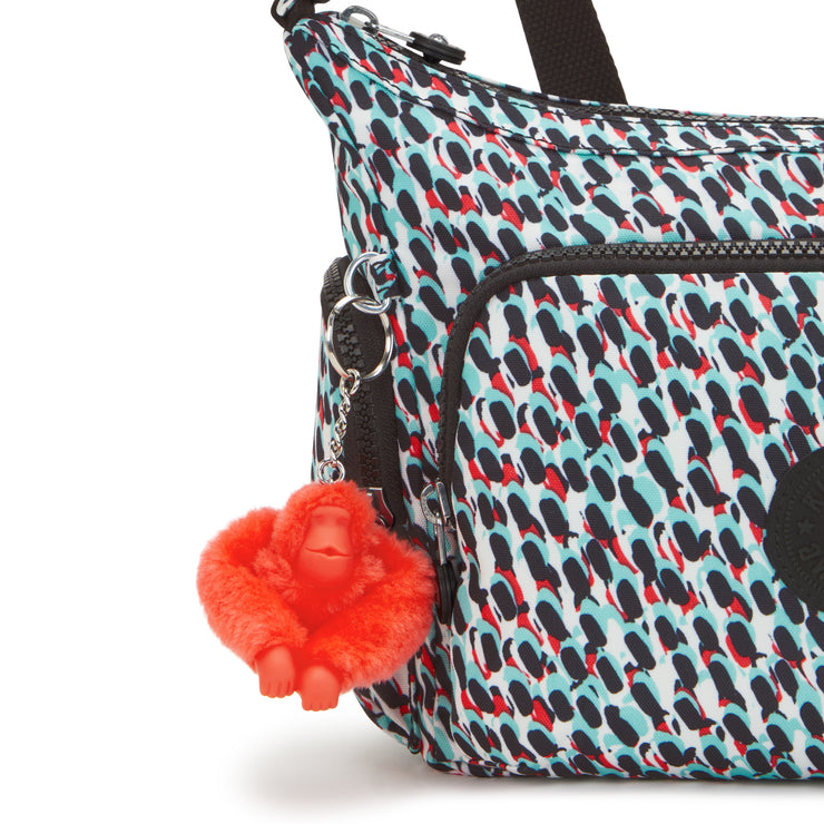 Kipling Medium Crossbody Bag With Adjustable Straps Female Abstract Print Gabb S  -  I6607-GN6