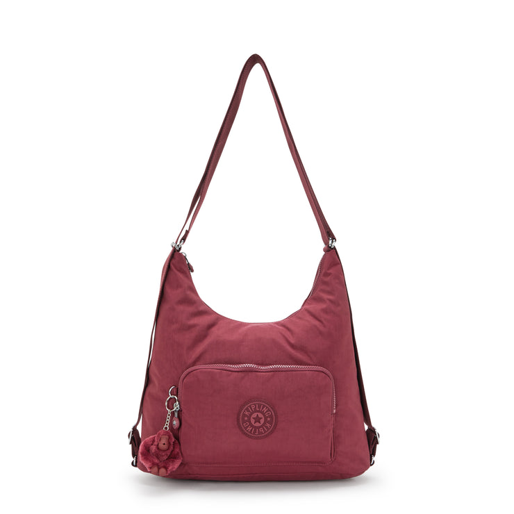 KIPLING Medium shoulderbag (convertible to backpack) Female Lounge Wine Yenna I6721-5FW