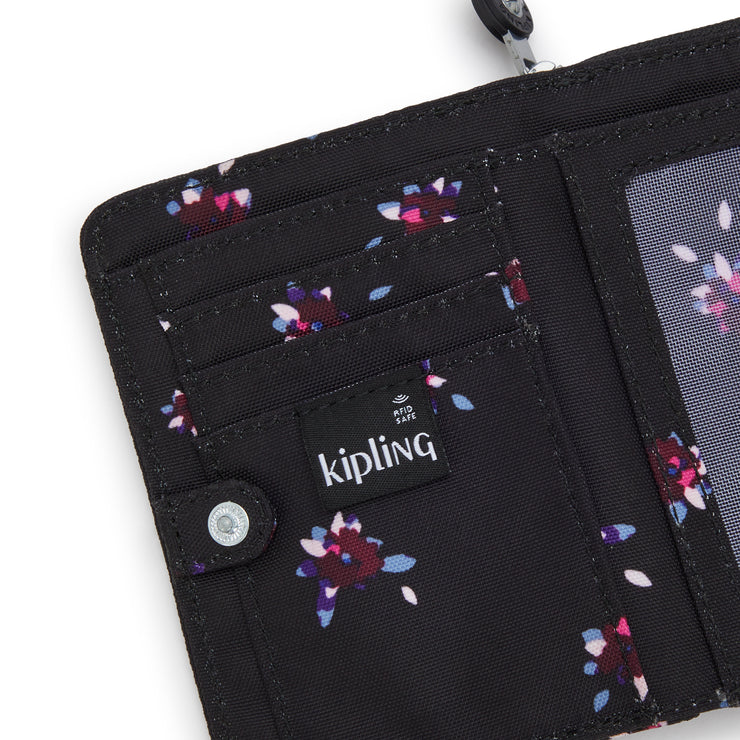 KIPLING Medium wallet Female Night Flower Money Love I6791-5FH