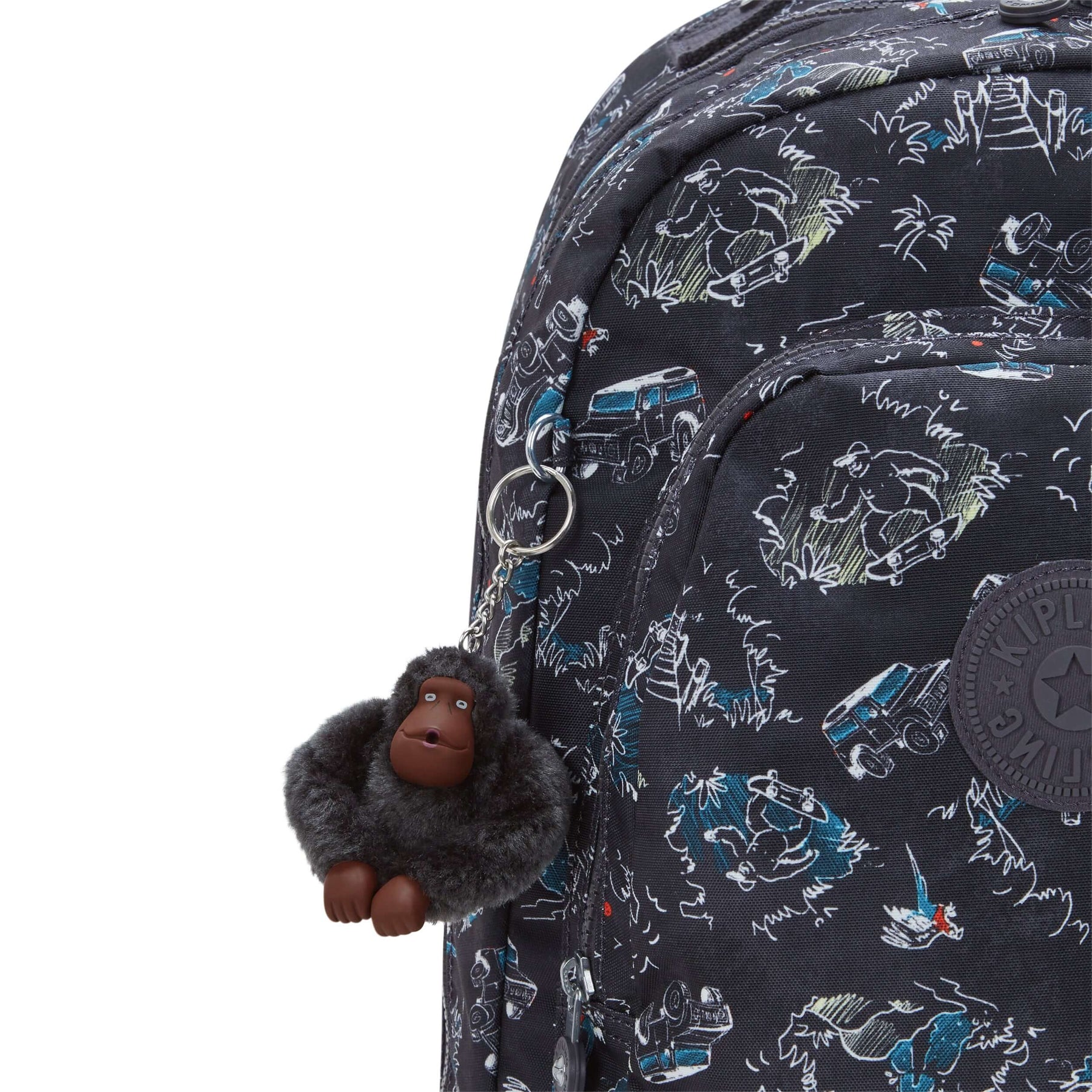 Shop Kipling Unisex Jungle Fun Race Large backpack in UAE | Kipling UAE