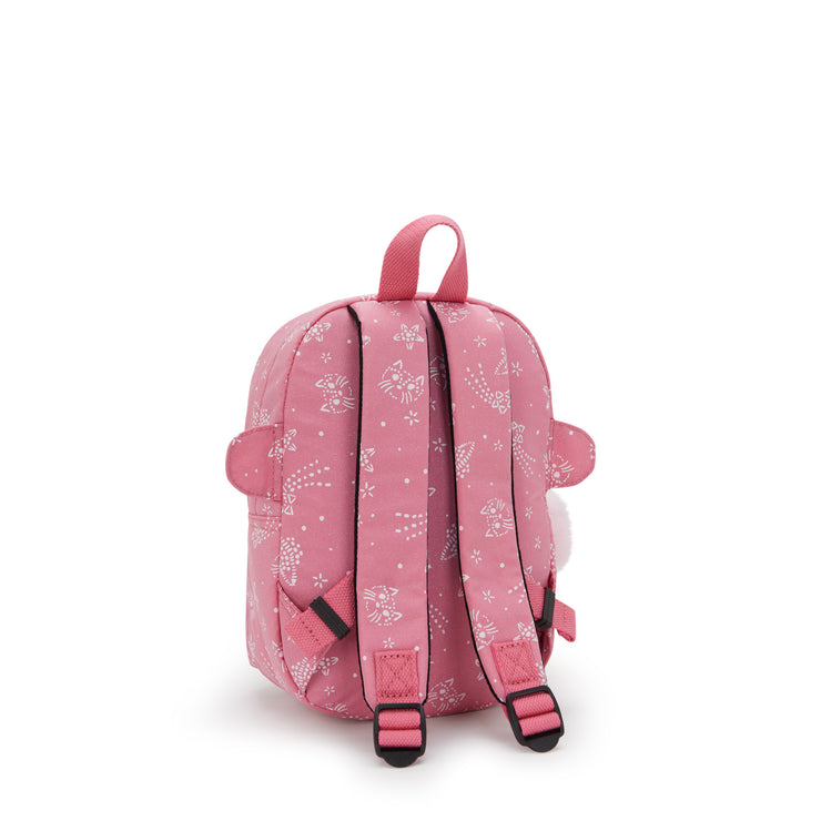 KIPLING Kids backpack Female Glitter Cats Faster I7097-5FR