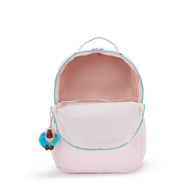 KIPLING Large backpack (with laptop compartment) Female Sea Pink Met Seoul Lap I7135-52J