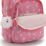 KIPLING Large backpack (with laptop compartment) Female Glitter Cats Seoul Lap I7135-5FR
