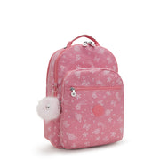 KIPLING Large backpack (with laptop compartment) Female Glitter Cats Seoul Lap I7135-5FR