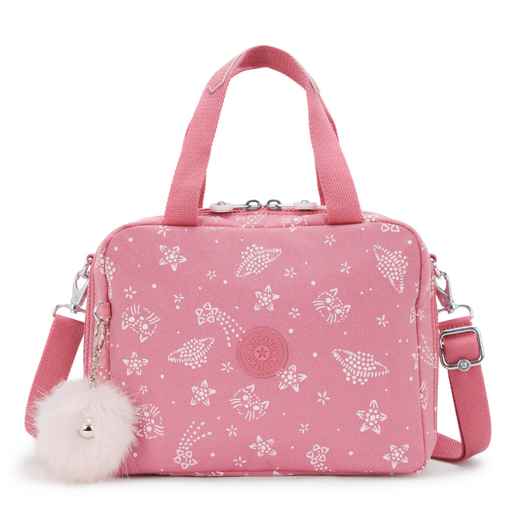 KIPLING Large lunchbag (with trolley sleeve) Female Glitter Cats Miyo I7363-5FR