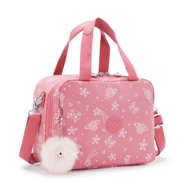 KIPLING Large lunchbag (with trolley sleeve) Female Glitter Cats Miyo I7363-5FR