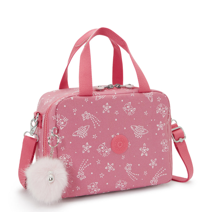 KIPLING Large lunchbag (with trolley sleeve) Female Glitter Cats Miyo I7363-5FR