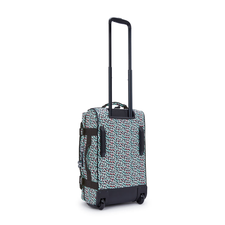 Kipling Small Wheeled Luggage Female Abstract Print Aviana S