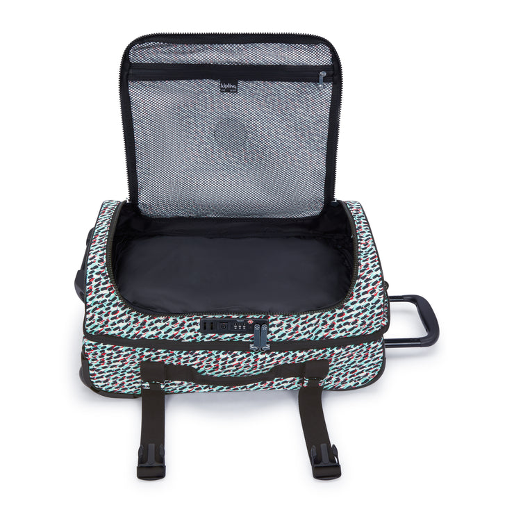 Kipling Small Wheeled Luggage Female Abstract Print Aviana S