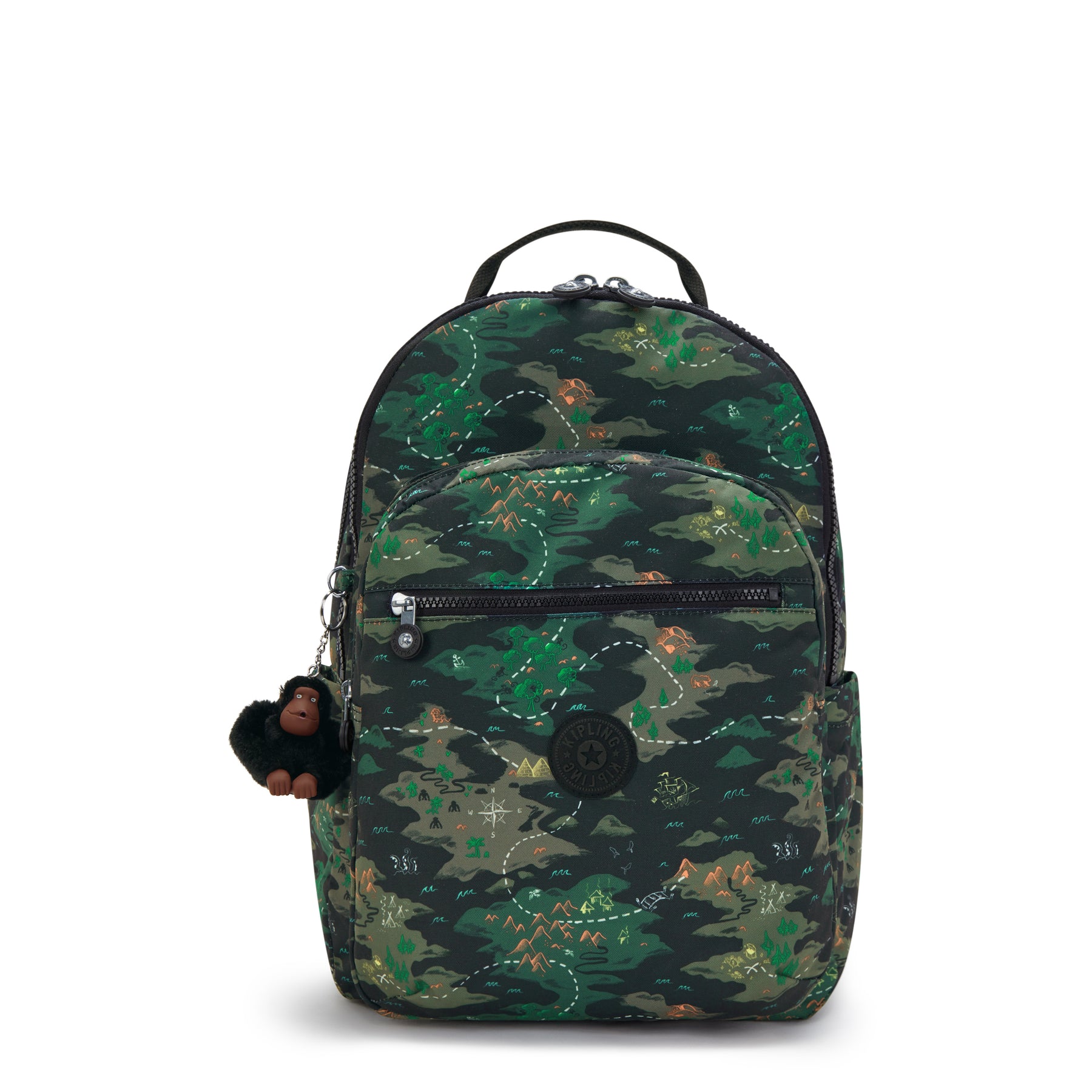 Structured Backpack Kipling KIPLING Large backpack (with laptop compartment) Unisex Camo Treasure