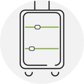 ELASTIC STRAPS TO KEEP EVERYTHING IN PLACE