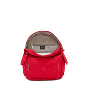 KIPLING Small Backpack Female Red Rouge City Pack S