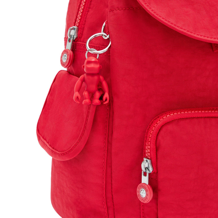 KIPLING Small Backpack Female Red Rouge City Pack S