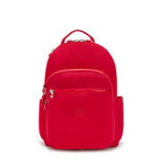 Kipling Large Backpack Unisex Red Rouge Seoul