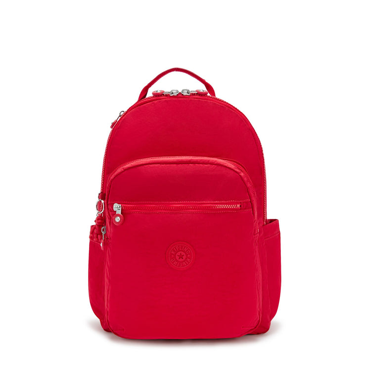 Kipling Large Backpack Unisex Red Rouge Seoul