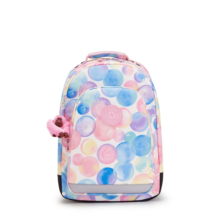 Kipling CLASS ROOM Bubbly Rose Large backpack (with laptop protection