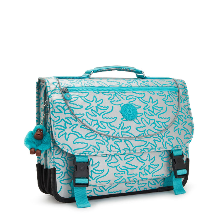 Kipling Medium Schoolbag Including Fluro Rain Cover

 Female Metallic Palm Preppy  -  00778-1PM