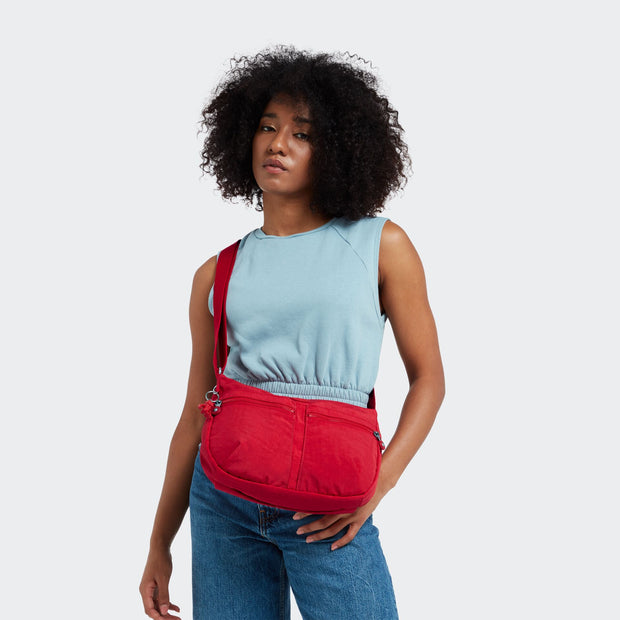 KIPLING Crossbody Bags Female Red Rouge IZELLAH