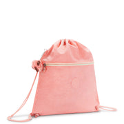 KIPLING Medium backpack (with drawstring) Female Pink Candy C Supertaboo