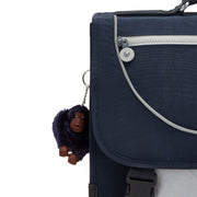 Kipling Medium Schoolbag Including Fluro Rain Cover

 Unisex True Blue Grey Preppy