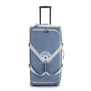 KIPLING Large wheeled duffle Female Brush Blue C Teagan L
