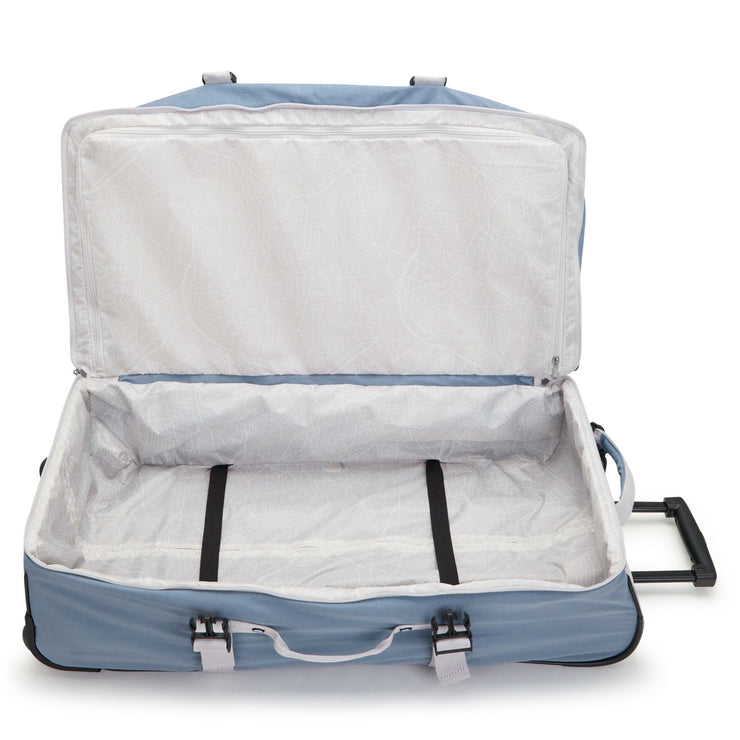 KIPLING Large wheeled duffle Female Brush Blue C Teagan L