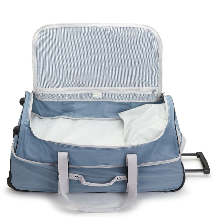 KIPLING Large wheeled duffle Female Brush Blue C Teagan L