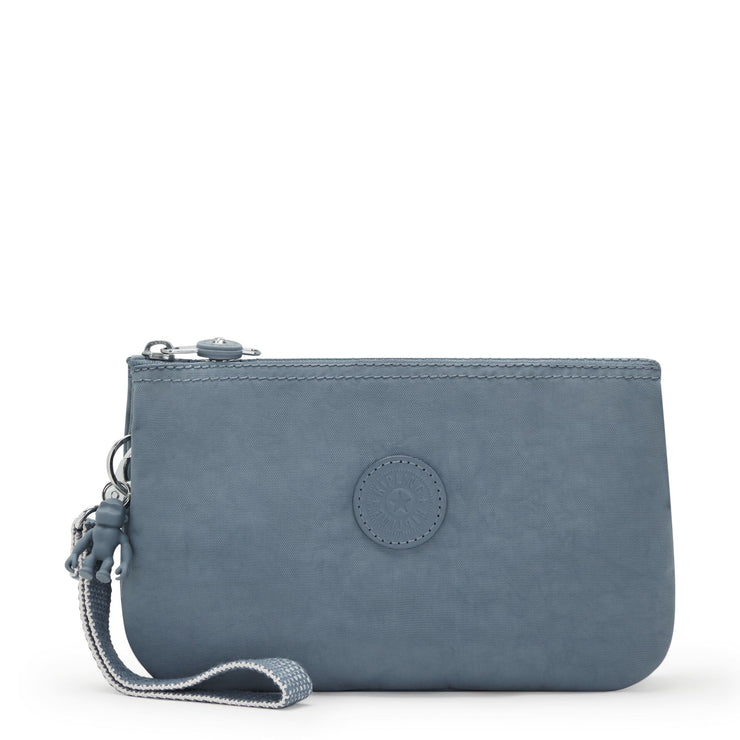 KIPLING Extra large purse (with wristlet) Female Brush Blue Creativity Xl