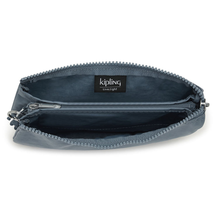 KIPLING Extra large purse (with wristlet) Female Brush Blue Creativity Xl