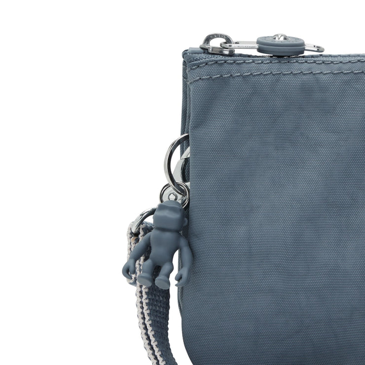 KIPLING Extra large purse (with wristlet) Female Brush Blue Creativity Xl