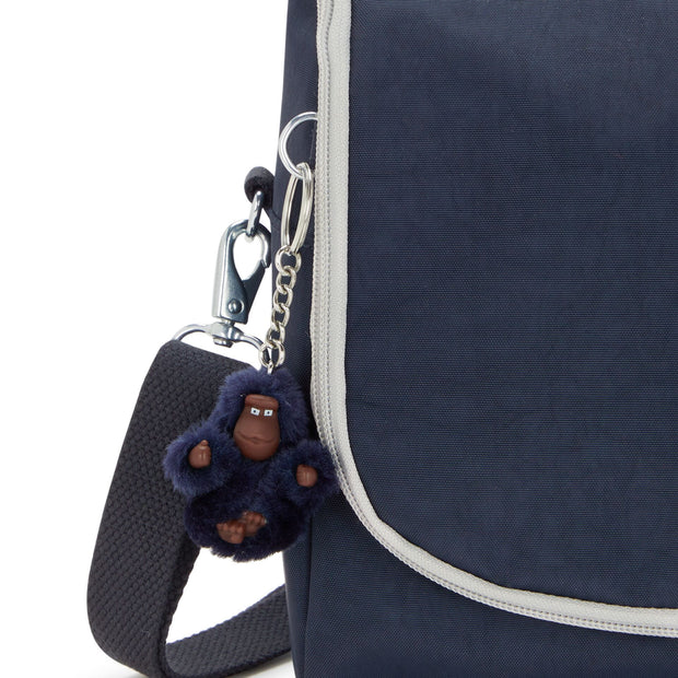 Kipling Lunchbox Unisex True Blue Grey New Kichirou