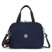 KIPLING Insulated medium lunch bag with trolley sleeve Unisex True Blue Grey Miyo