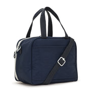 Kipling Insulated Medium Lunch Bag With Trolley Sleeve Unisex True Blue Grey Miyo