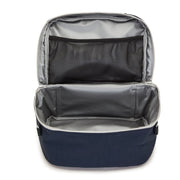 Kipling Insulated Medium Lunch Bag With Trolley Sleeve Unisex True Blue Grey Miyo