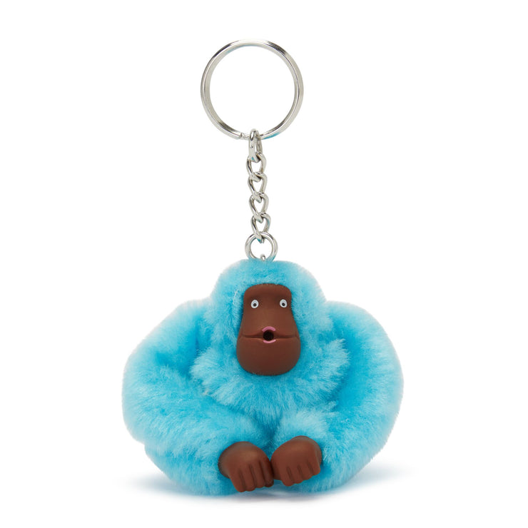 KIPLING Small monkey keyhanger Female Sea Blue Monkeyclip S