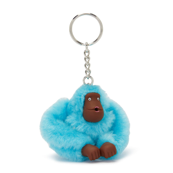 KIPLING Small monkey keyhanger Female Sea Blue Monkeyclip S