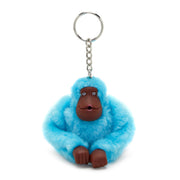 KIPLING Medium monkey keyhanger Female Sea Blue Monkeyclip M