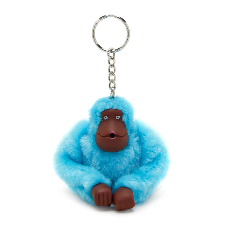 KIPLING Medium monkey keyhanger Female Sea Blue Monkeyclip M