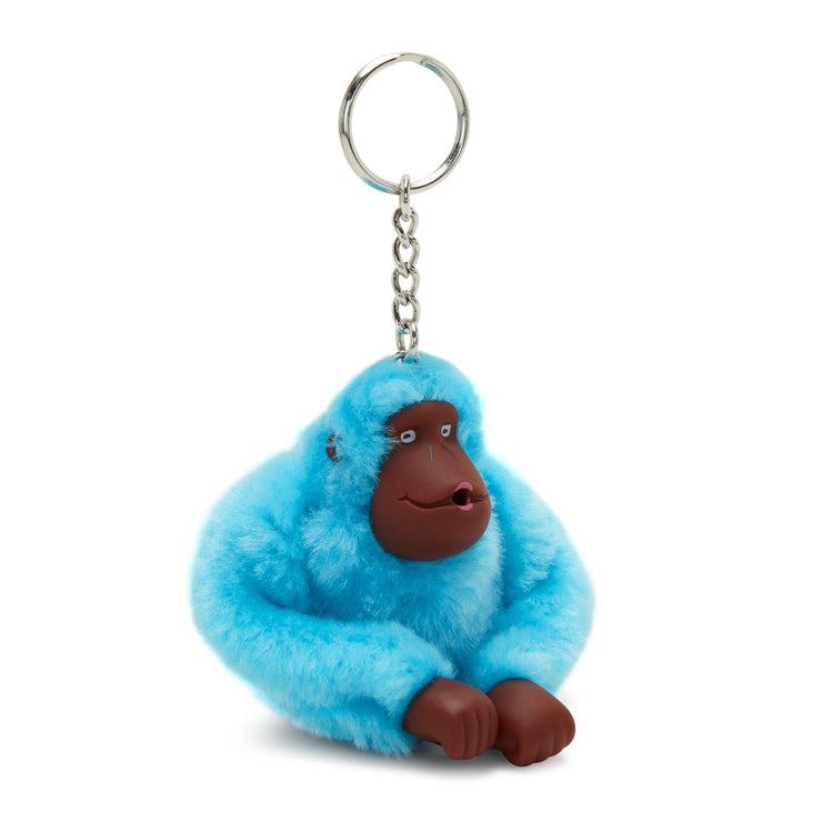 KIPLING Medium monkey keyhanger Female Sea Blue Monkeyclip M