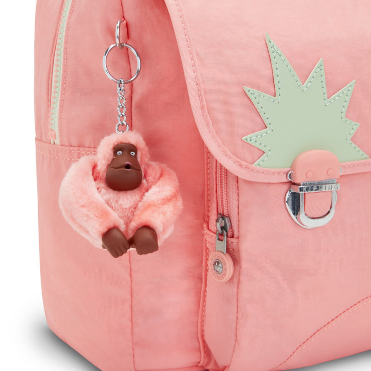 KIPLING Medium backpack (with laptop protection) Unisex Pink Candy C Iniko