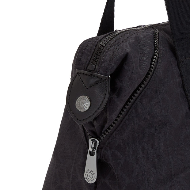 KIPLING Small handbag (with removable shoulderstrap) Female Signature Blk Q Art Mini