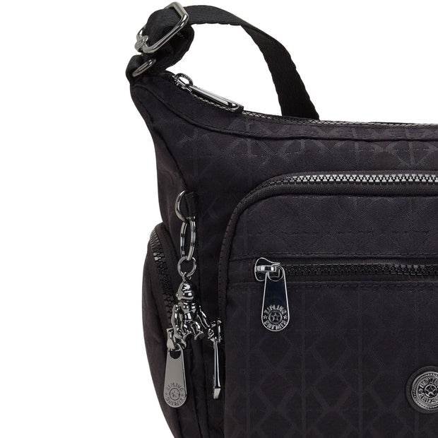 Kipling Small Crossbody Female Signature Blk Q Gabbie S