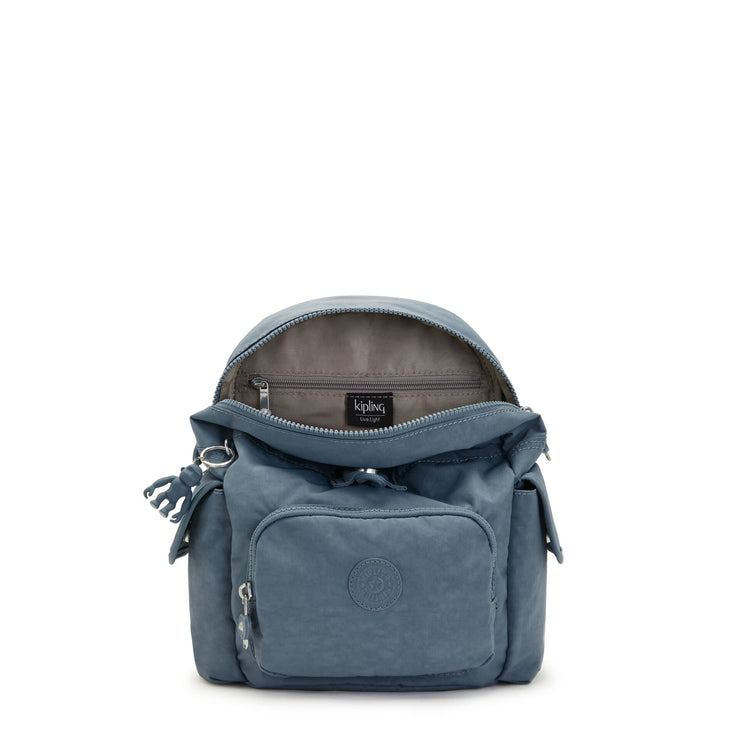 KIPLING Small backpack Female Brush Blue City Pack Mini