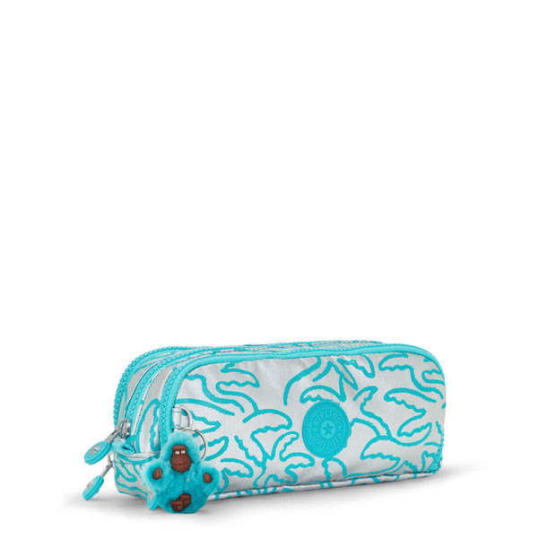 Kipling Pen Case Female Metallic Palm Gitroy