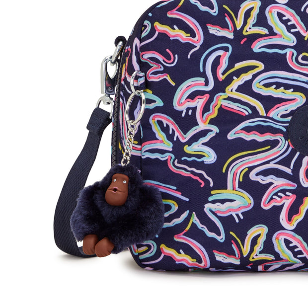 Kipling Insulated Medium Lunch Bag With Trolley Sleeve Female Palm Fiesta Print Miyo