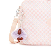 Kipling Insulated Medium Lunch Bag With Trolley Sleeve Female Girly Tile Prt Miyo