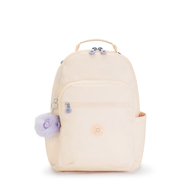 KIPLING Large Backpack with Padded Laptop Compartment Female Tender Blossom Seoul