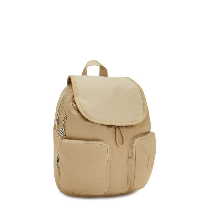 KIPLING Small backpack Female Natural Beige New City Pack S